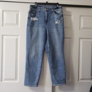 American Eagle Mom Straight Jeans Size 14 Stretch